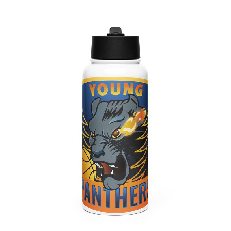 Young Panthers Stainless steel water bottle