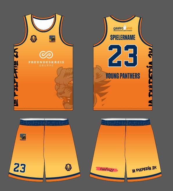 Young panthers reversible kit U14-2