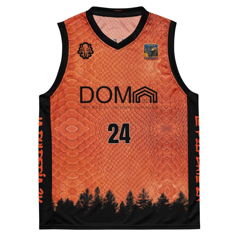 Young Panthers orange basketball jersey 24