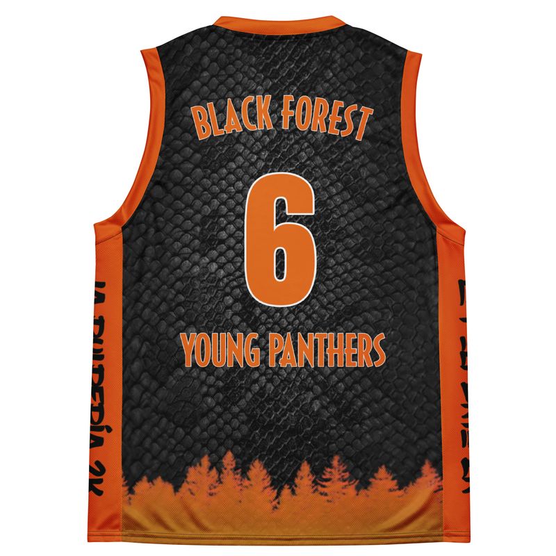 Young Panthers black basketball jersey 6