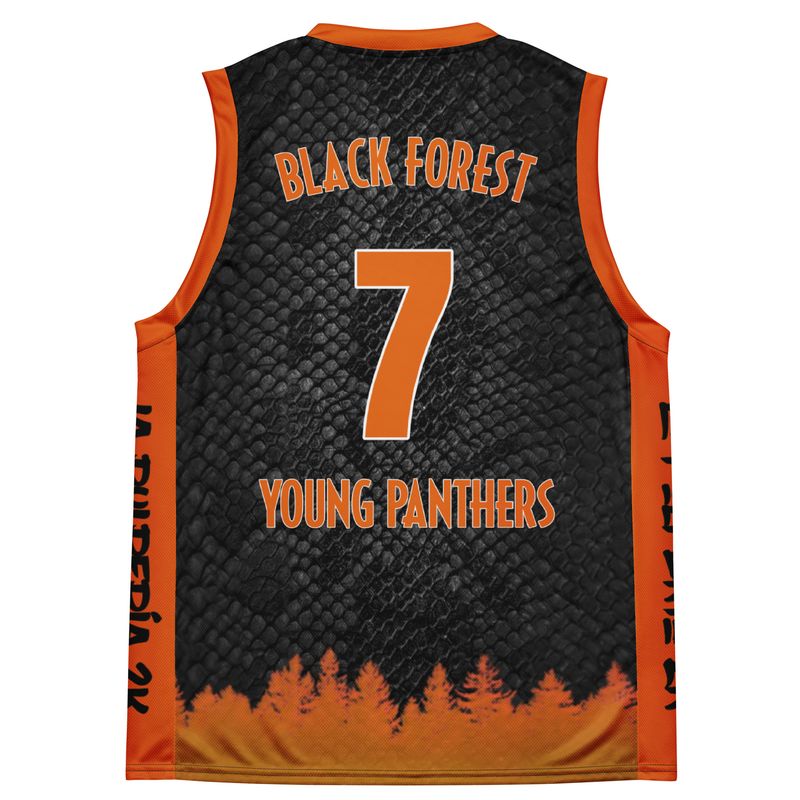 Young Panthers black basketball jersey 7