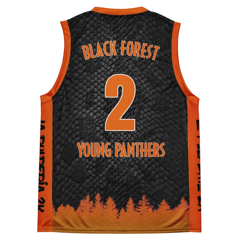 Young Panthers black basketball jersey 2