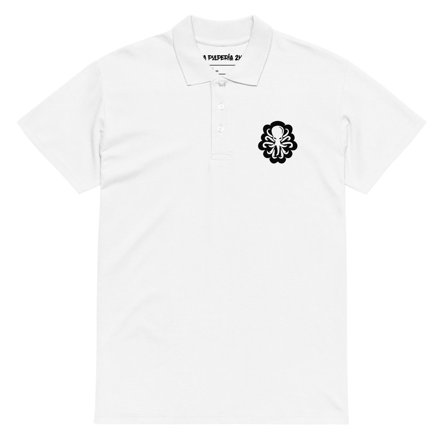LP2k Premium polo black logo