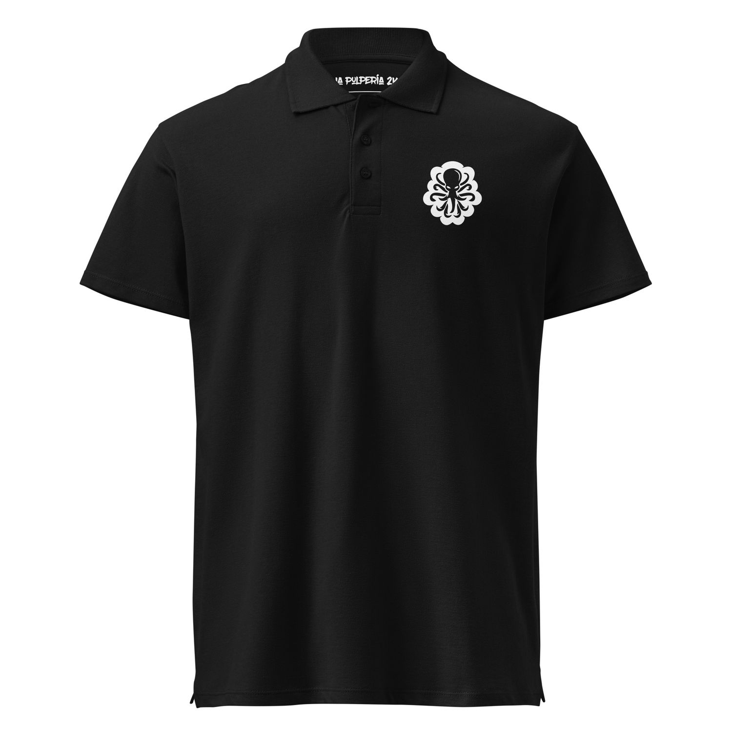 LP2k Premium polo white logo