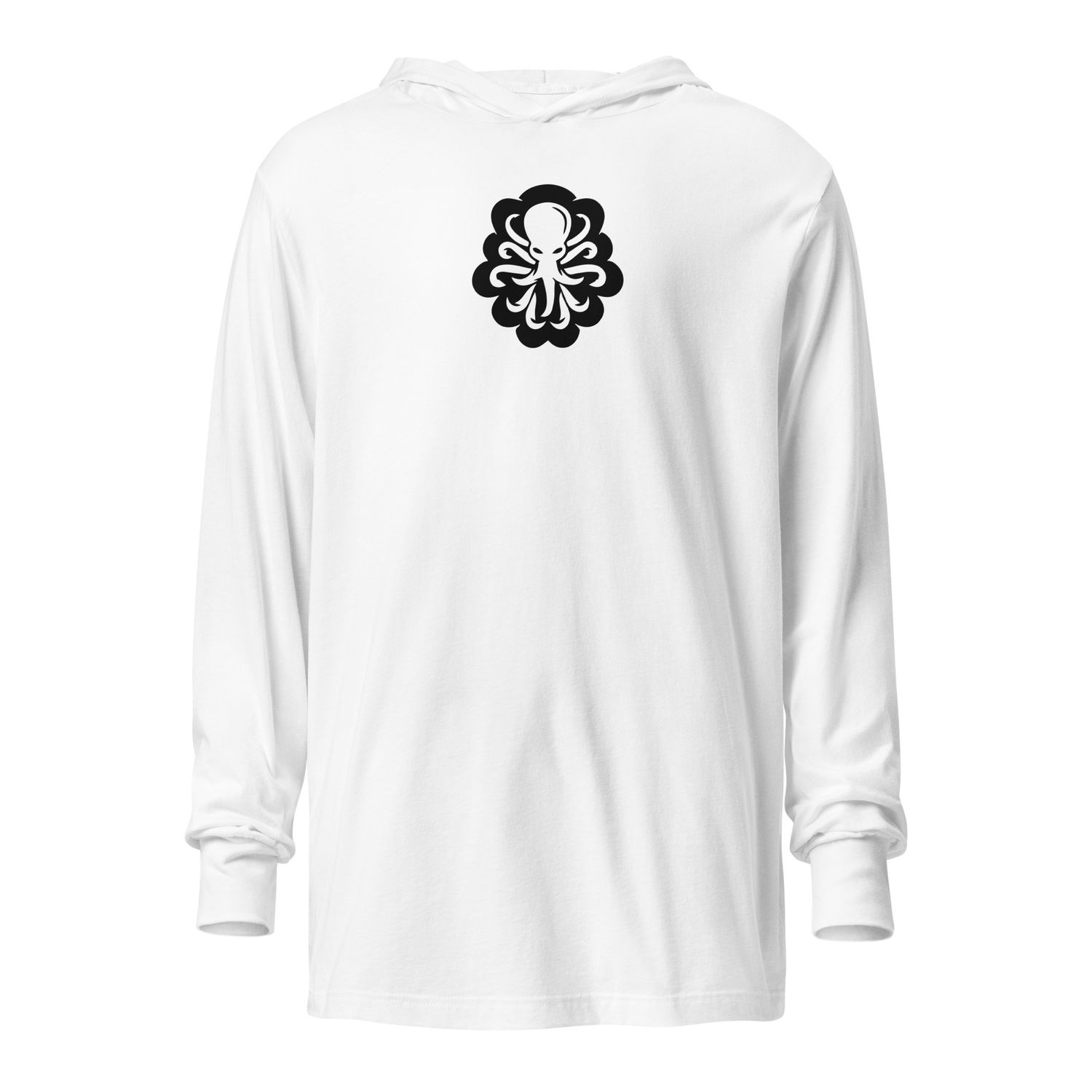 LP2k Hooded long-sleeve tee black logo