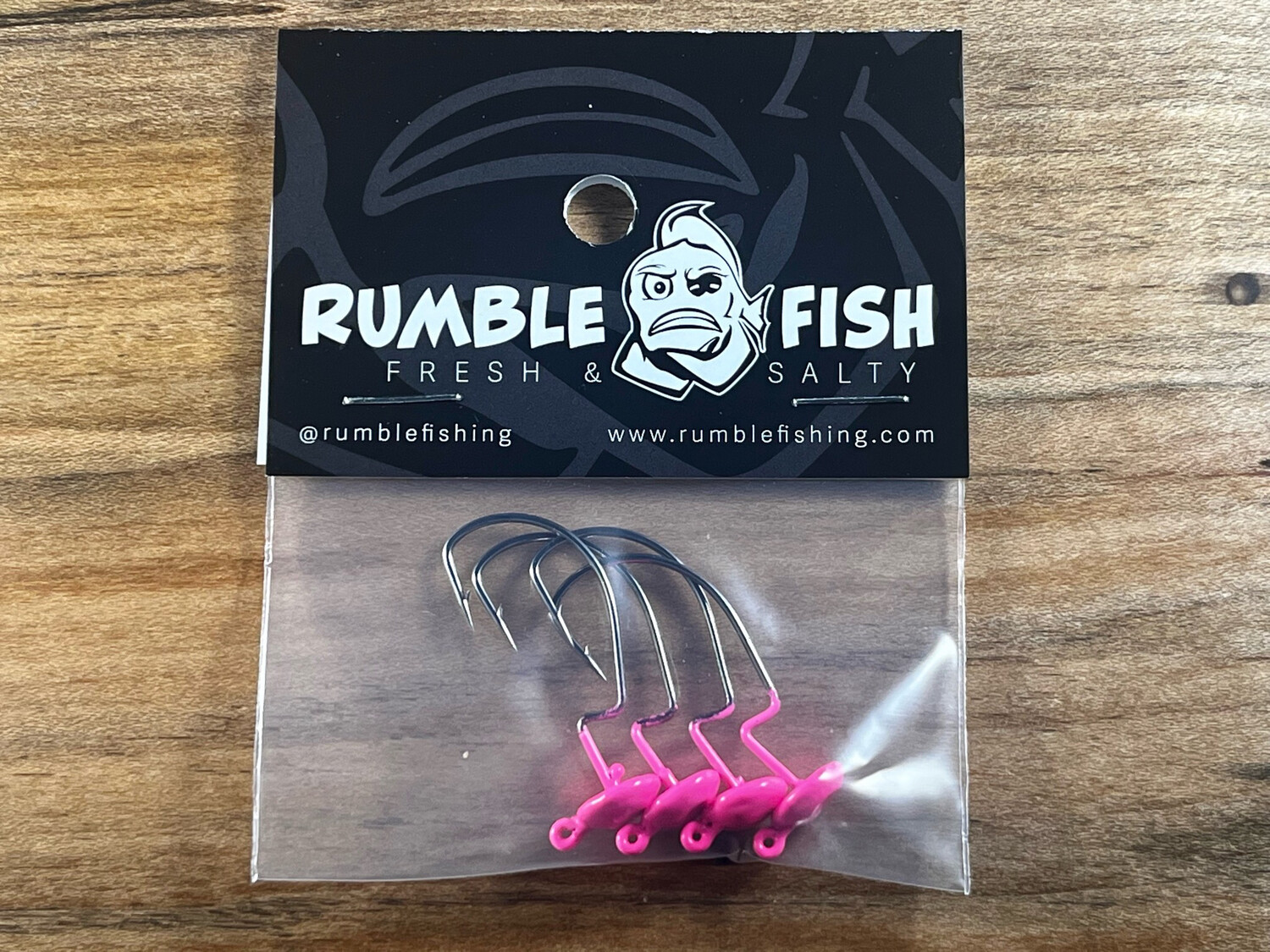 Rumble Fish Diddler Ned Head 1/16 - 4 Pack - Pink