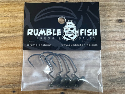 Rumble Fish Diddler Ned Head 1/8 - 4 Pack - Green Pumpkin