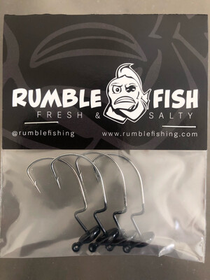 Rumble Fish Diddler Ned Head 1/16 - 4 Pack - Black