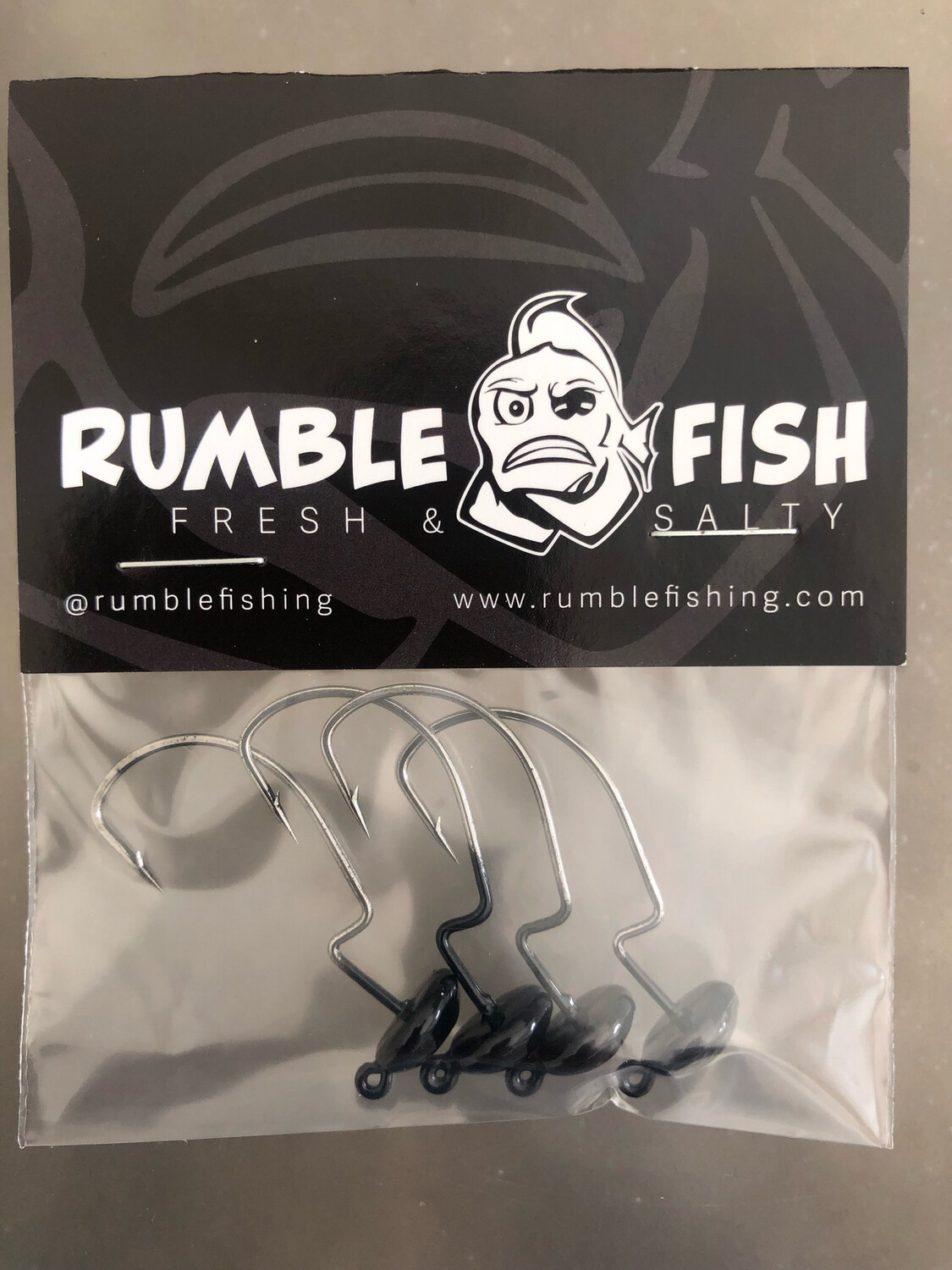 Rumble Fish Diddler Ned Head 1/8 - 4 Pack - Black