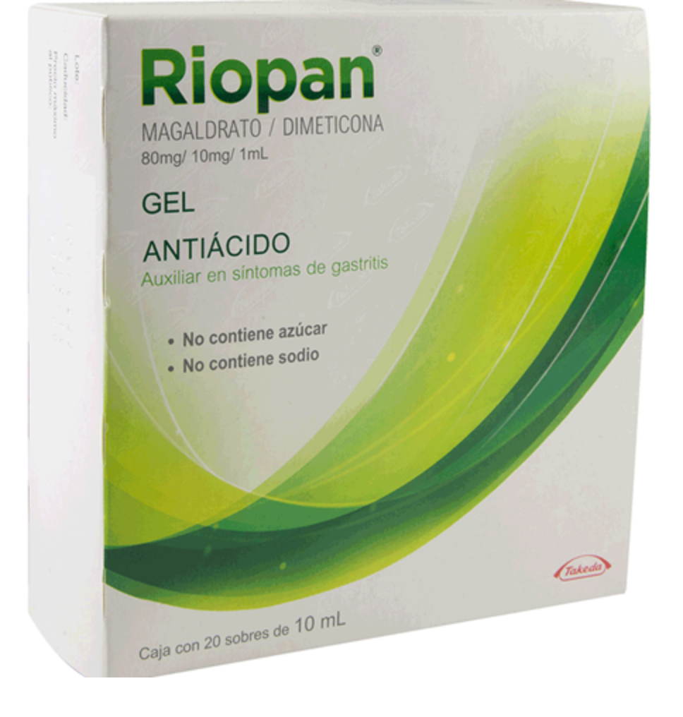 RIOPAN ANTIACID GASTRITIS HEARTBURN RELIEF GEL 20C/10ML