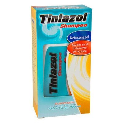 120ml Generic NIZORAL Mexican (TINIAZOL) Anti-Dandruff Shampoo - Elimina la Caspa