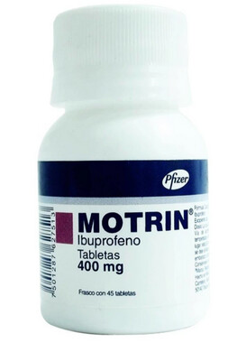 MOTRIN 400mg, 45 TABS. (MOTRIN) IBUPROFEN