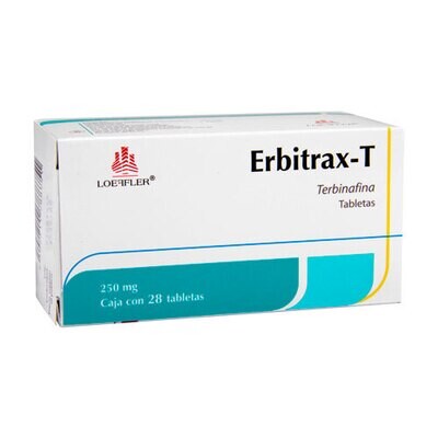 LAMISIL GENERIC, 250mg, 28 Tabs. (ERBITRAX-T) TERBINAFINE