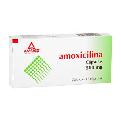 AMOXIL GENERIC, 12 CAPS. (AMOXICILINA) AMOXICILLIN