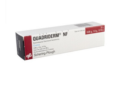 QUADRIDERM NF CREAM, 30GR. (QUADRIDERM NF) BETAMETHASONE/CLOTRIMAZOLE/GENTHAMICINE