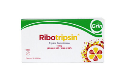 Ribotripsin, 18mg, 30 Tabs