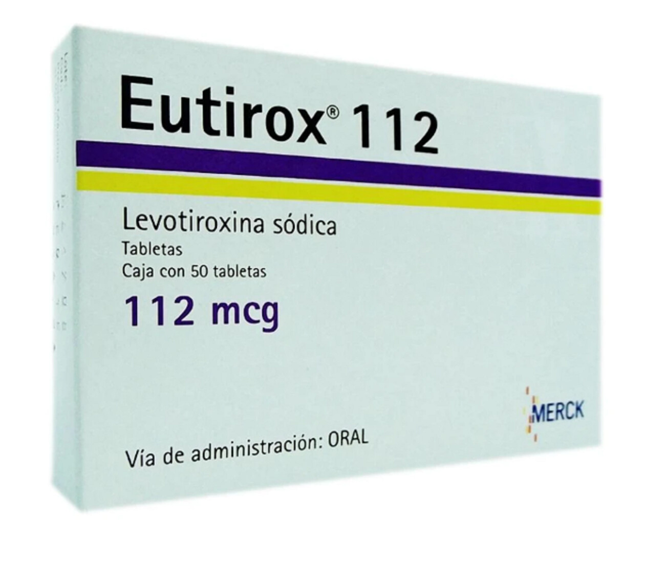 LEVOXYL SYNTHROID ~ EUTIROX ~ LEVOTIROXINA, 112MCG. 50c