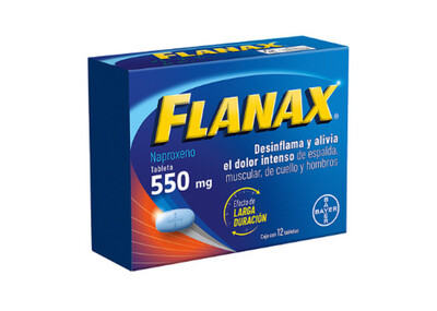 FLANAX (Naproxen), 550MG, 12 Tabs