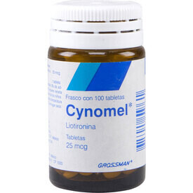 CYTOMEL, 25mcg,  100Tabs (CYNOMEL ) LIOTHYRONINE SODIUM