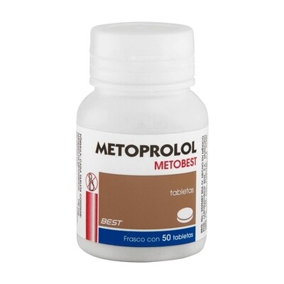 LOPRESSOR GENERIC, 100mg, 50 TABS (METOBEST) METOPROLOL