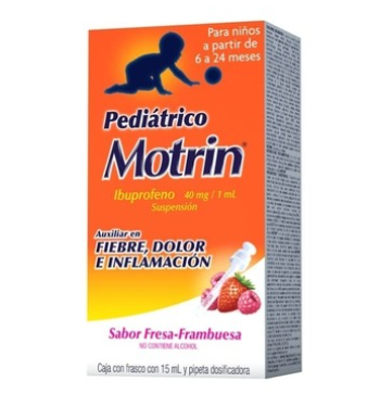 MOTRIN  INF SUSP, 15ML. (MOTRIN PEDIATRICO) IBUPROFEN