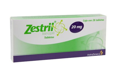 PRINIVIL // ZESTRIL, 20MG, 28 Tabs. (ZESTRIL) LISINOPRIL