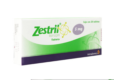 PRINIVIL // ZESTRIL, 5MG, 28 Tabs. (ZESTRIL) LISINOPRIL