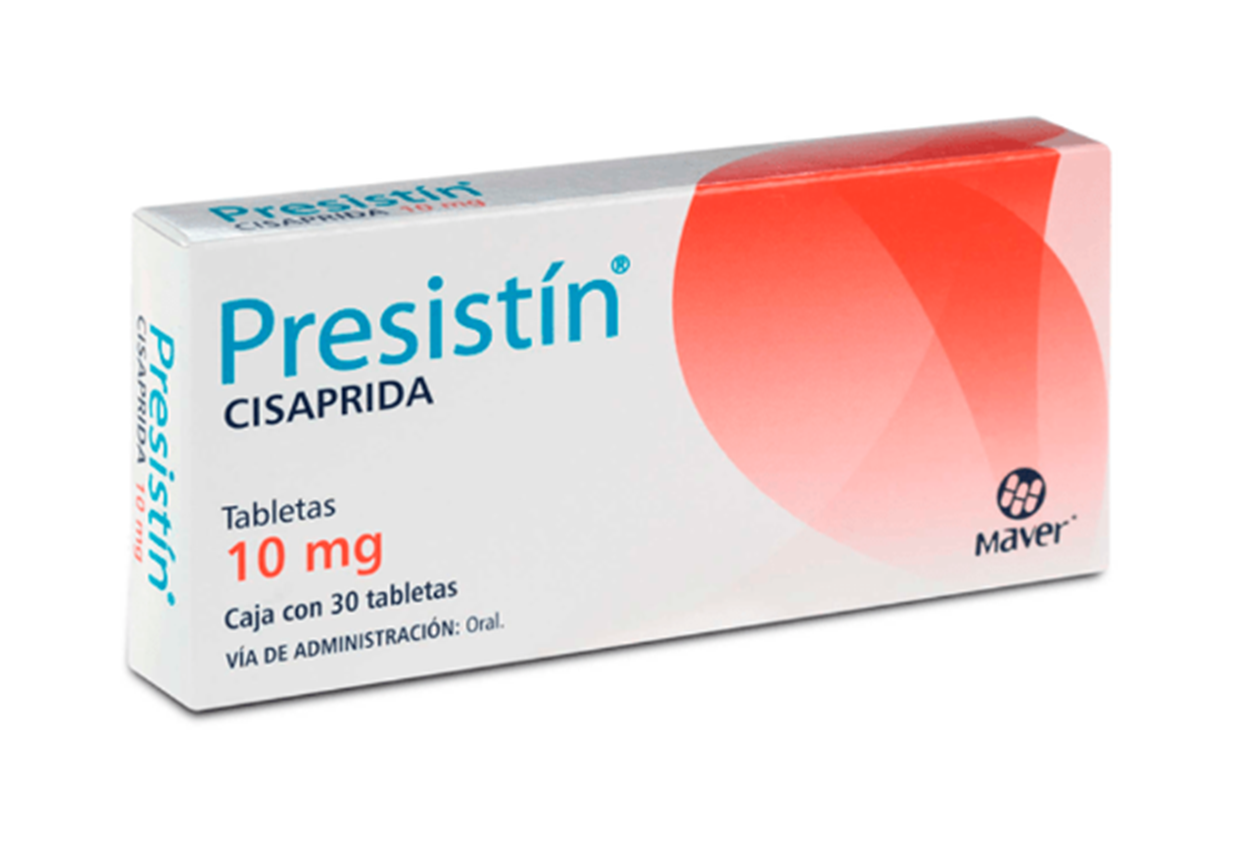 PROPULSID / KINESTASE GENERIC, 10MG, 30Tabs. (Cisaprida) Cisapride