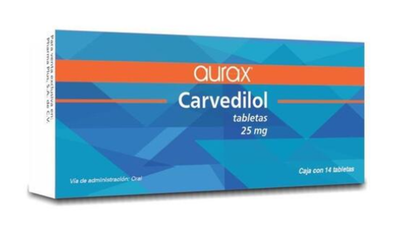 DILATREND GENERIC, 25MG, 14 Tabs. (CARVEDILOL) Carvedilol