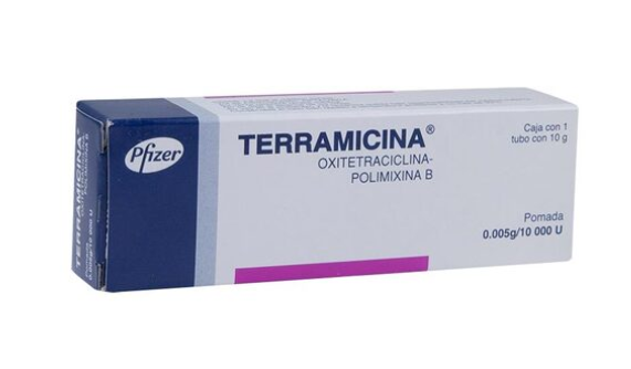 TERRAMYCIN OPHTHALMIC OINTMENT 10GR, (TERRAMICINA UNGUENTO)  Oxytetracycline / Polymyxin B