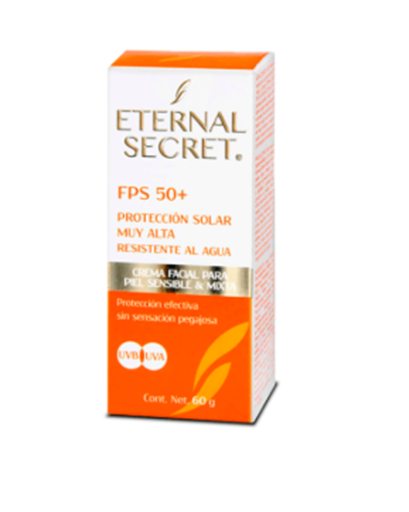 ETERNAL SECRET PROTECCION SOLAR FPS 50+ SUNBLOCK SPF50+ WATERPROOF 60g
