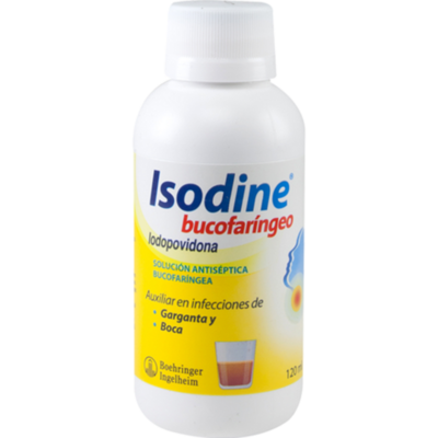 120ML ISODINE Oral Antiseptic Relieves Sore Throat and Infections