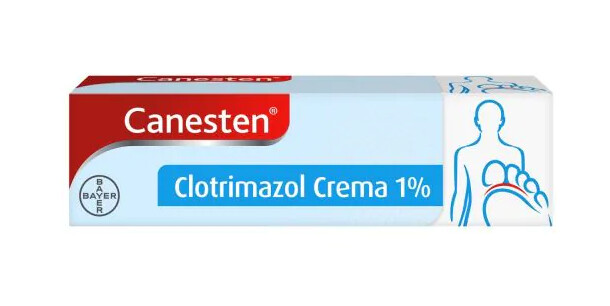 Canesten Clotrimazol 1% Cream 30g - Athlete's Foot  Antifungal Infection Feet Treatment
