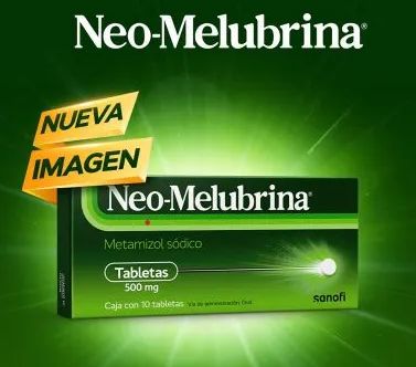 NEO-MELUBRINA, 500MG, 10 Tabs. Metamizon Sodium