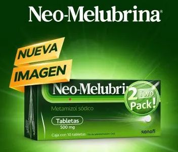 NEO-MELUBRINA, 500MG, 20 Tabs. Metamizon Sodium