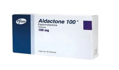ALDACTONE, 100MG, 30 Tabs.(Spironolactone)