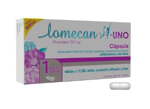 LOMECAN V, 150MG, 1 CAPS. (FLUCONAZOL)