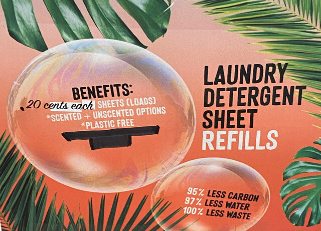 Generation Conscious 
Laundry detergent sheets
In Bulk (For Refills Per Sheet)