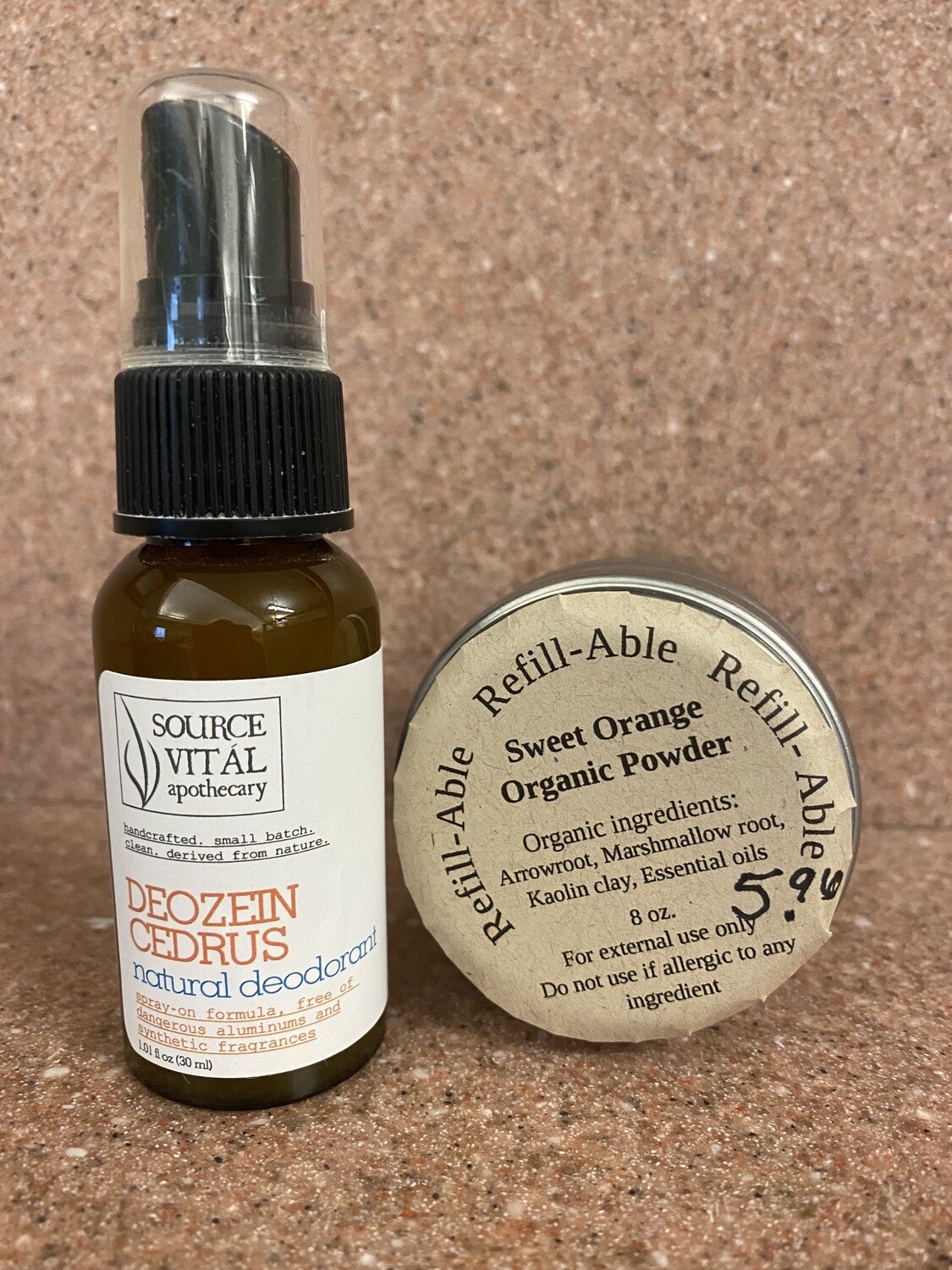 Source Vital Apothecary
Deozein Natural Deodorant
Assorted Scents