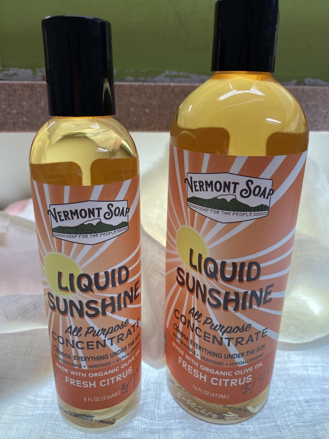 Vermont Soap
Liquid Sunshine 8oz