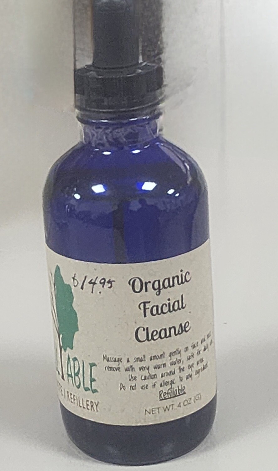 Refill-Able Organic Facial Cleanser (for refills by the oz)