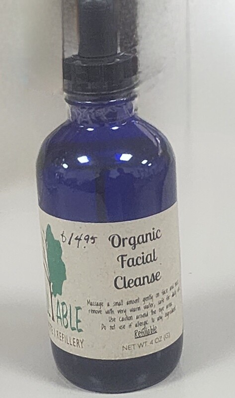 Refill-Able Organic Facial Cleanser (for refills by the oz)