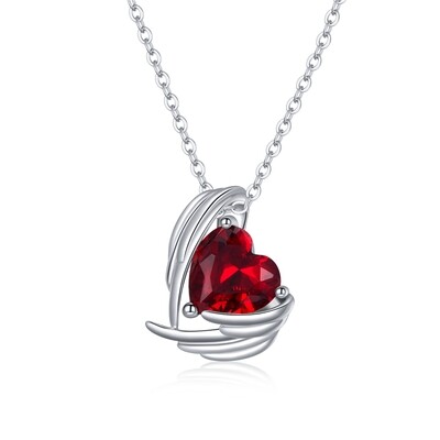 Birthstone Love S925 Sterling Silver Necklace
