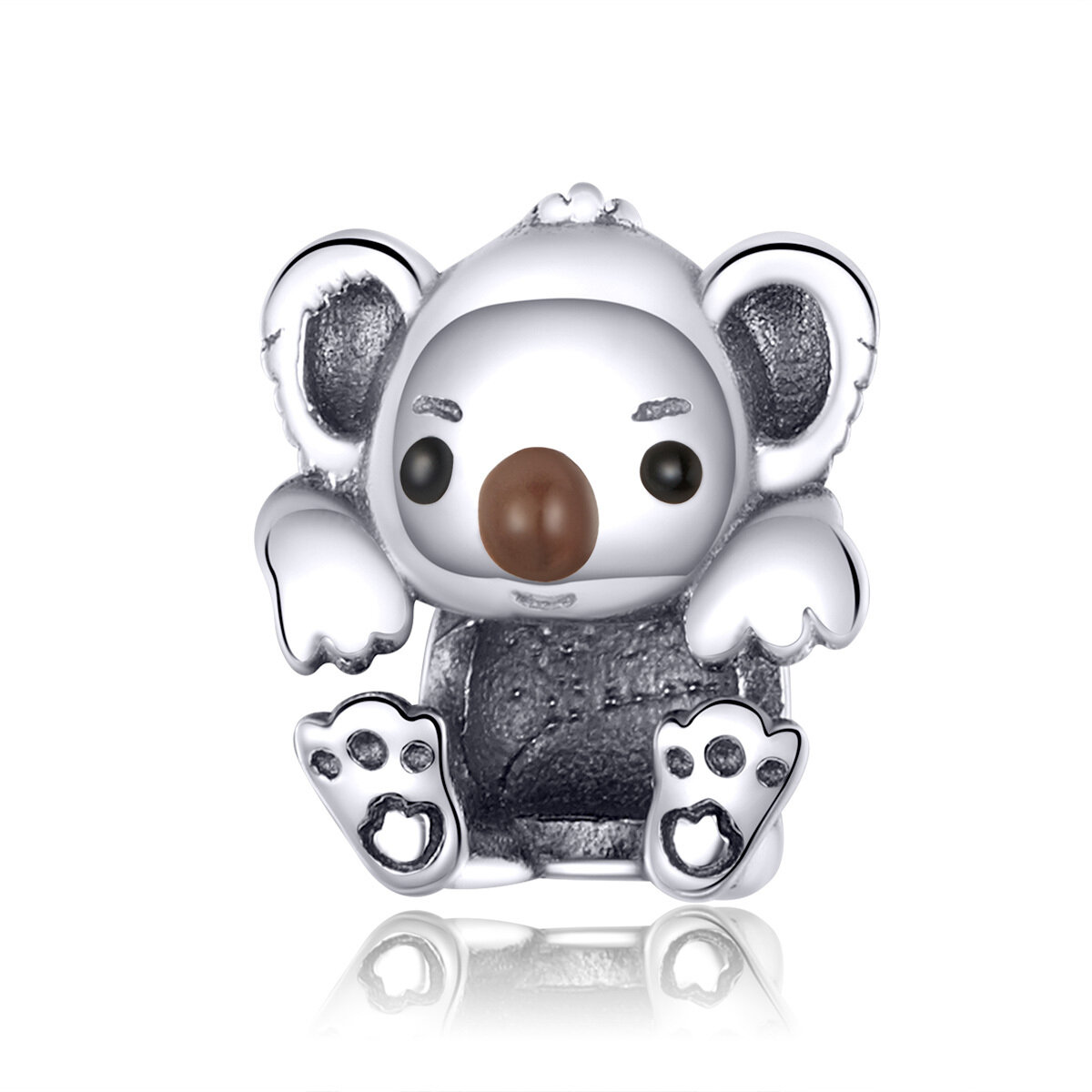 GemKing SCC1304 Koala Baby S925 Sterling Silver Charm
