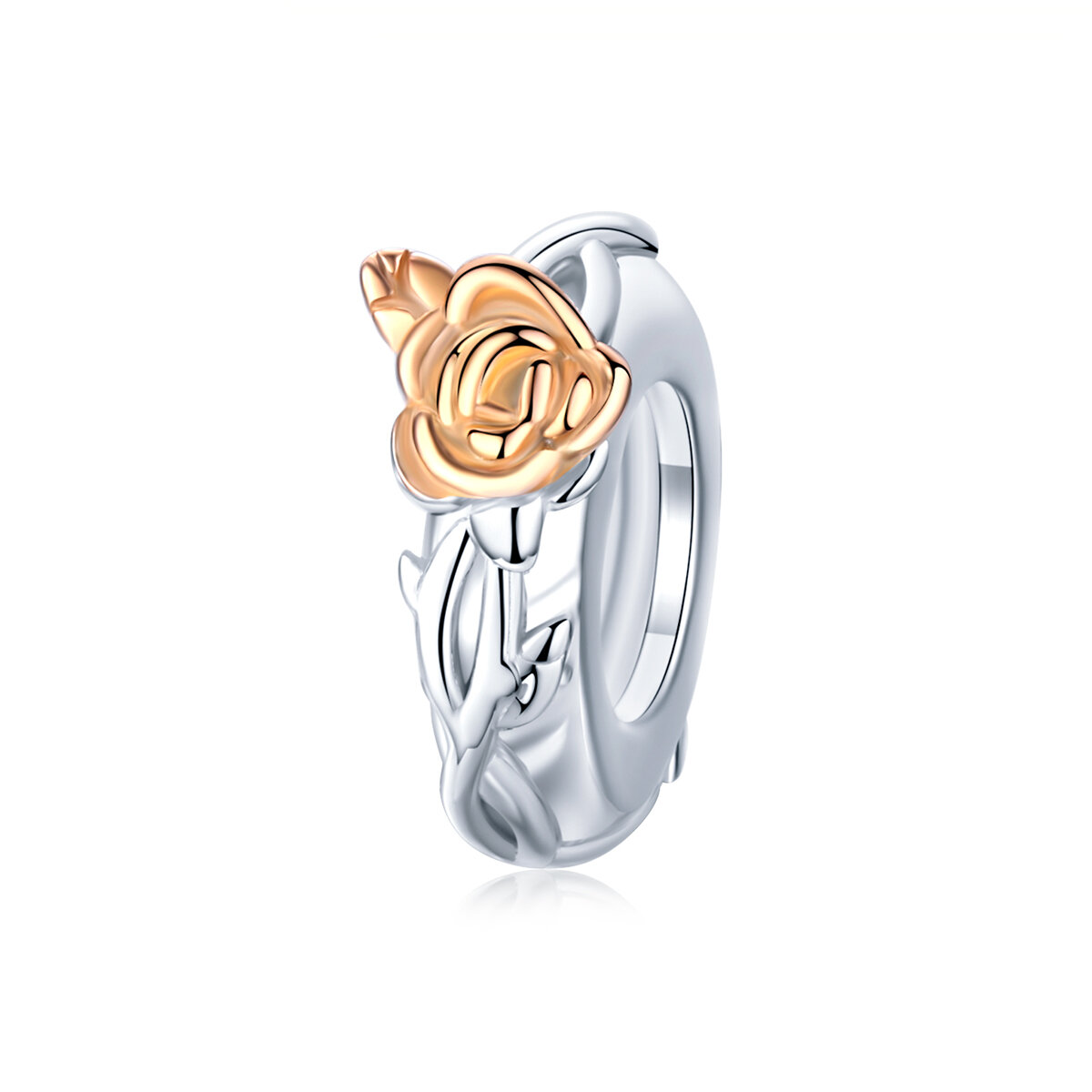 GemKing BSC146 the Rose S925 Sterling Silver Charm