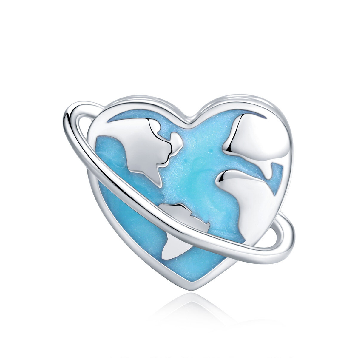 GemKing BSC298 Protect the earth S925 Sterling Silver Charm