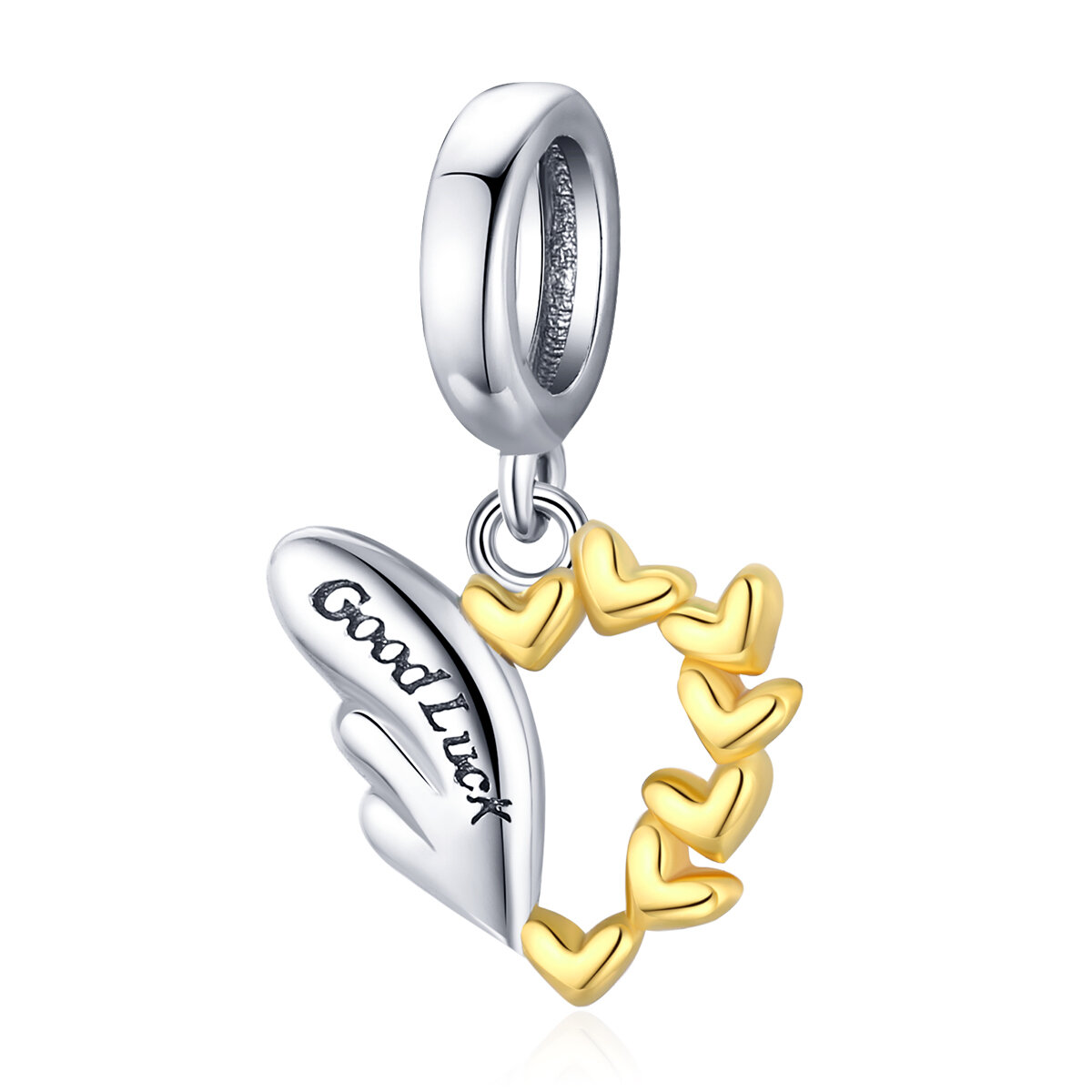 GemKing BSC504 Lucky Wing S925 Sterling Silver Charm
