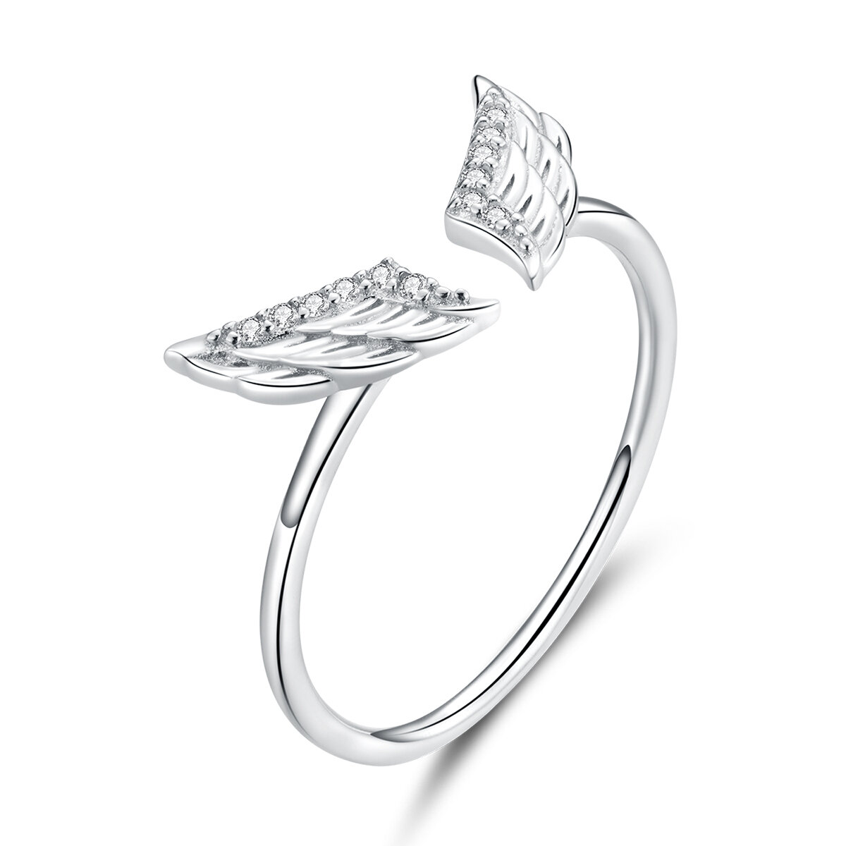 GemKing BSR108 Wings ring S925 Sterling Silver Ring