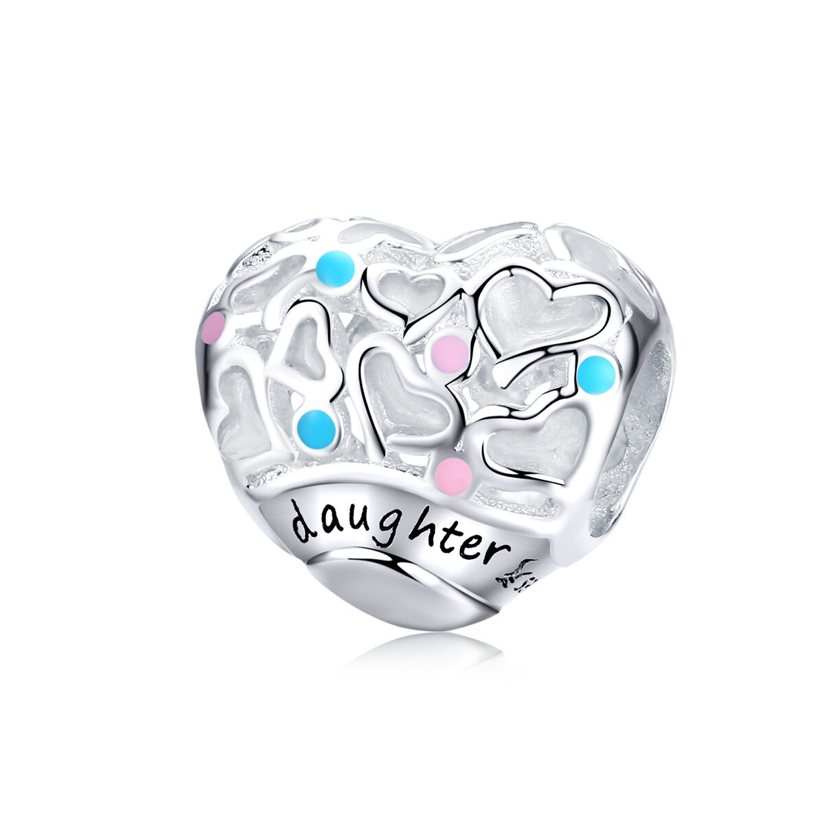GemKing SCC1152 the Gift of Love S925 Sterling Silver Charm