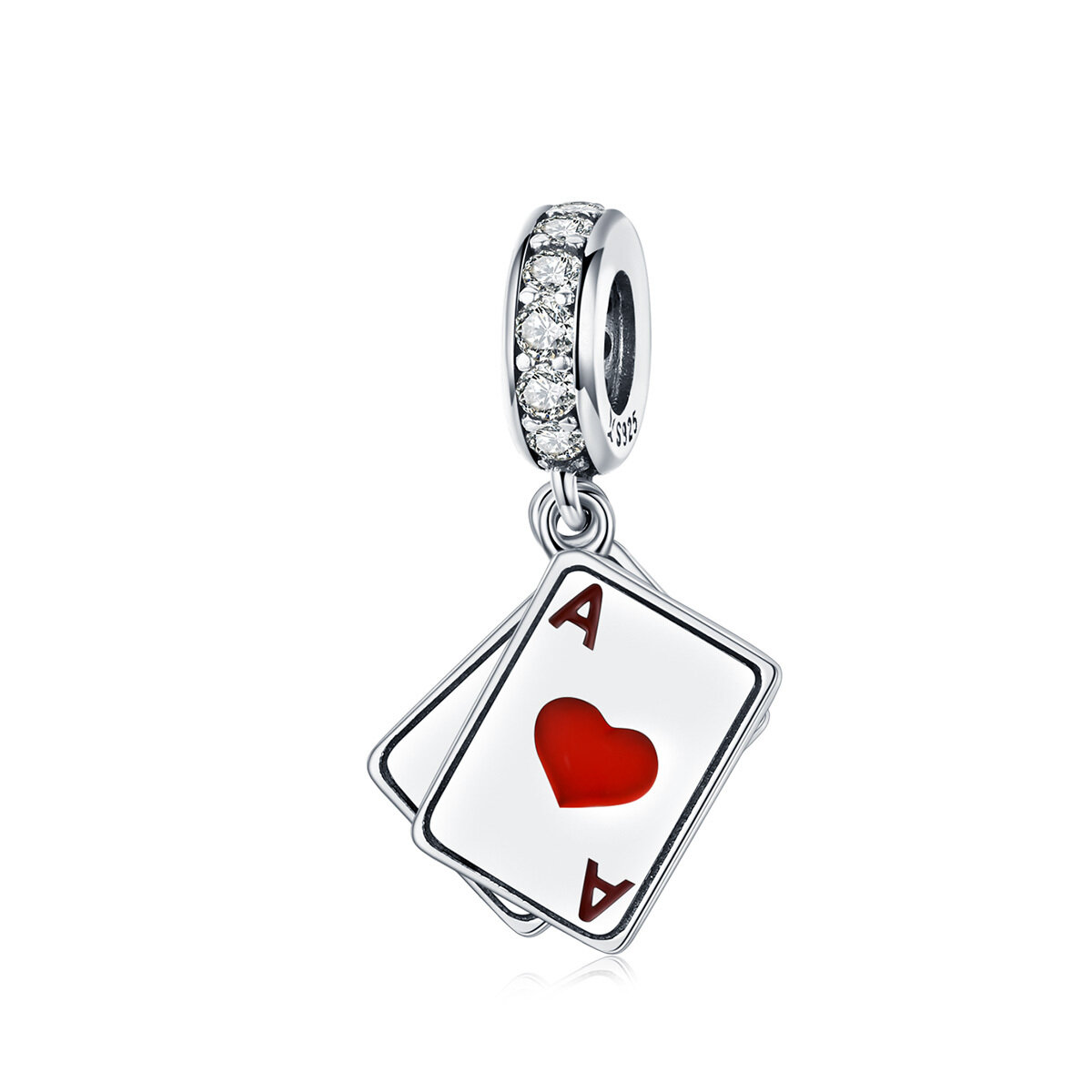GemKing SCC1172 Game Time S925 Sterling Silver Charm